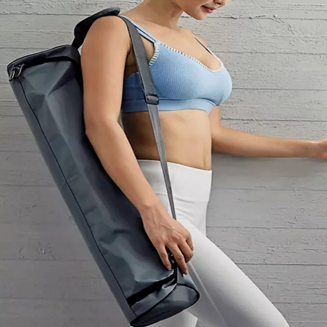 Adjustable Shoulder Strap Yoga Mat Carry Bag Full Zip Waterproof Design
