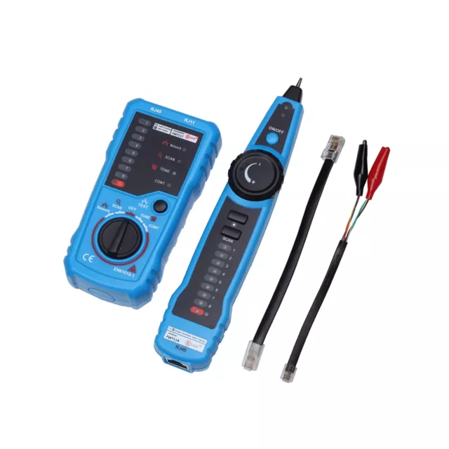 FWT11 Cable Wire Tester Tracker Network Telephone Line Tracer Toner LAN Phone AU