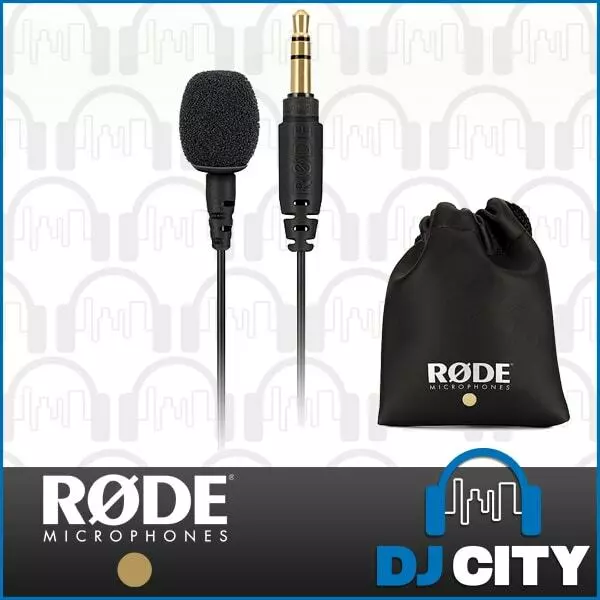 Rode Lavalier GO Professional-Grade Wearable Lapel Microphone Broadcast Mic