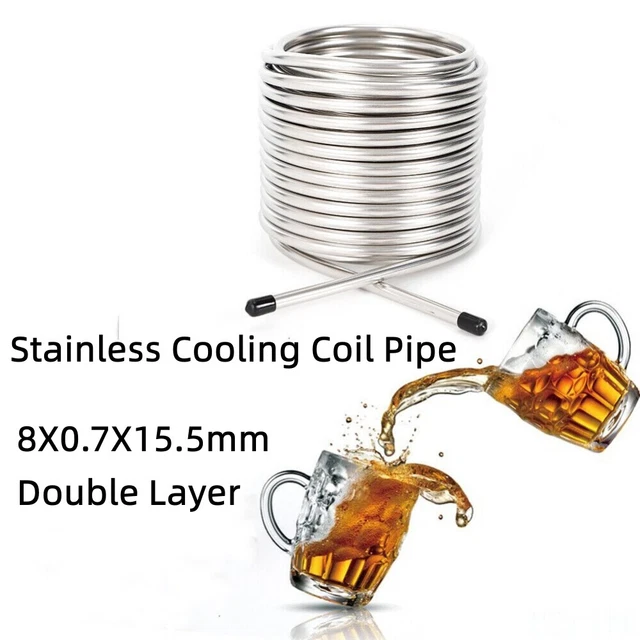 BREW SUPPLY COPPER Wort Chiller Homebrew Beer Immersion Cooling Coil