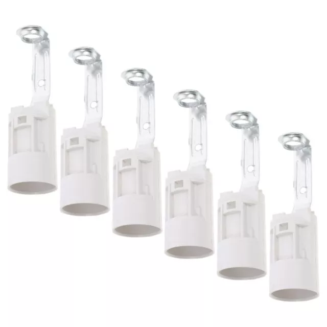 6 Pcs Pendant Lamp Holder E14 Light Bulb Socket Candle Chandelier