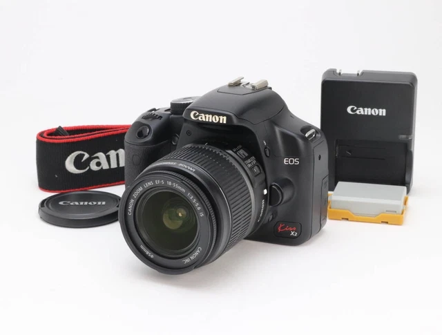 【美品】Canon EOS Kiss X2/EF-S 18-55mm EXCELLENT+++】CANON EOS KISS X2 EF-S 18-55mm IS Lens Kit