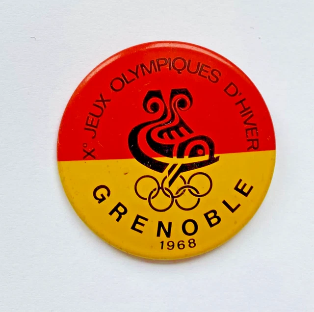 Badge Rare Olympique Insigne Broche Officiel JO D'hiver De
