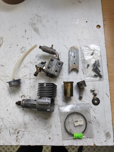 Vieux Moteur Webra 1.7CC #1004 Pour Maquette D'avion RC, Made In Germany