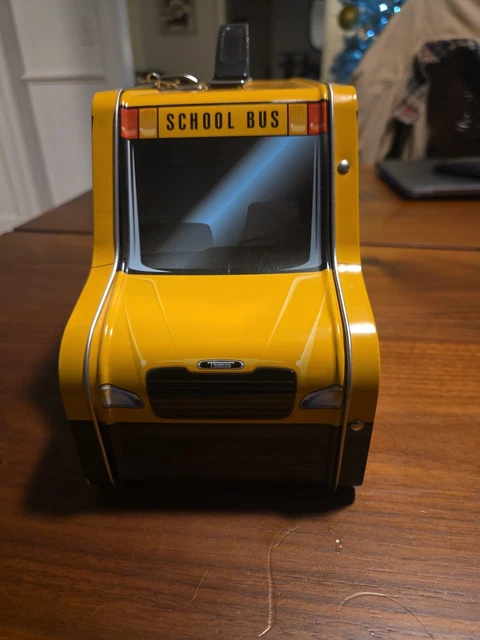 THOMAS BUILT BUSES Metal Lunch Bus Box SAF-T-LINER C2 $61.64 - PicClick CA