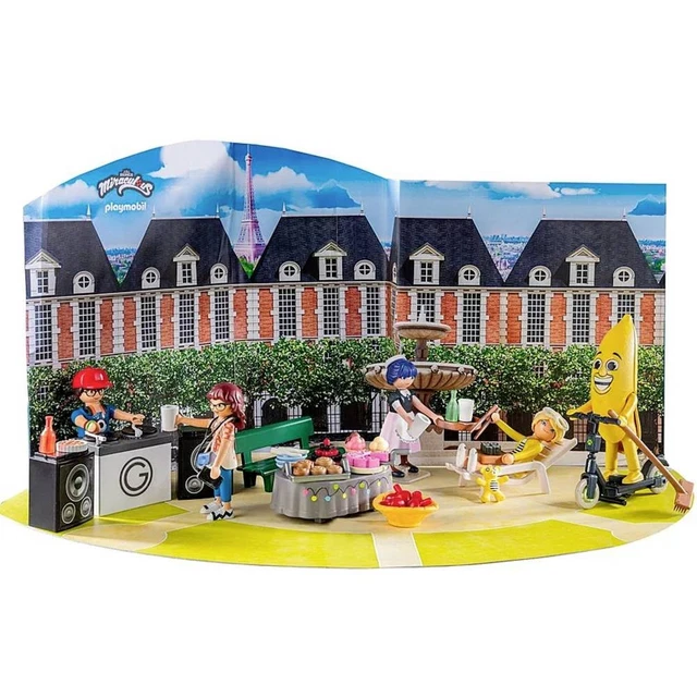 PLAYMOBIL Miraculous Boulangerie Française - Jeu De Rôle Dès 4 Ans - 2 Figurines + Accessoires - 71863