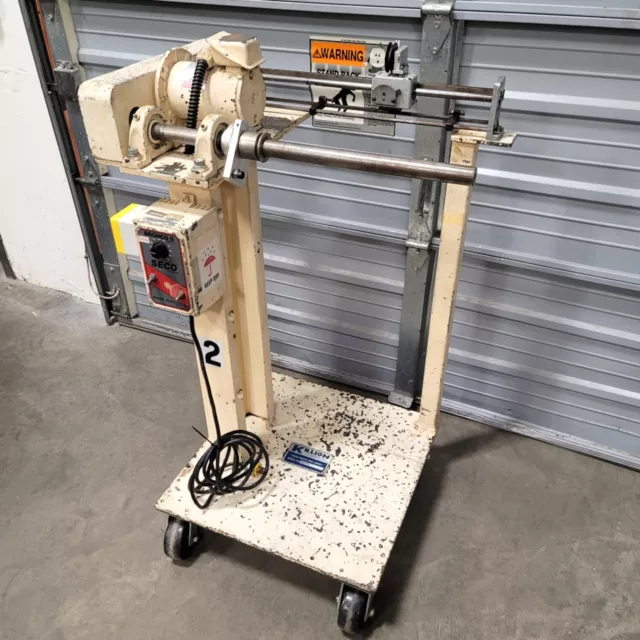 Killion Single Station Extrusion Winder With Traverse 17" Spool Max 120VAC