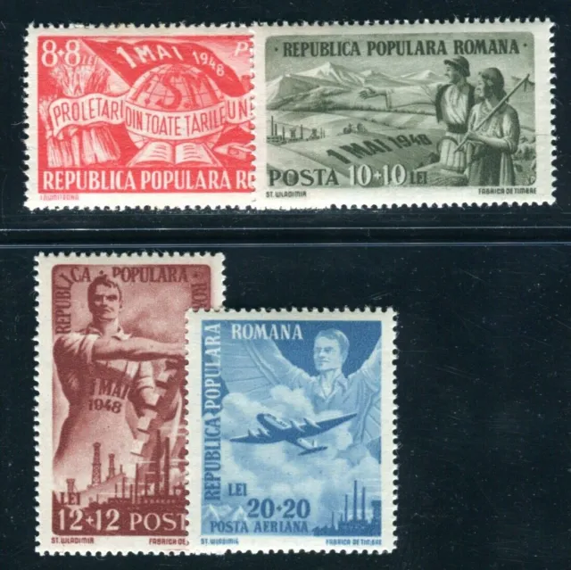 Rumänien 1948 1121-1124 ** Postfrisch Tadellos 25€(09358