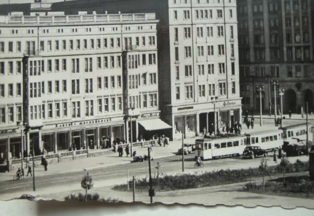 AK, Magdeburg, Wilhelm-Pieck-Allee, Straßenbahn, Geschäft Auto - Motorräder 1960