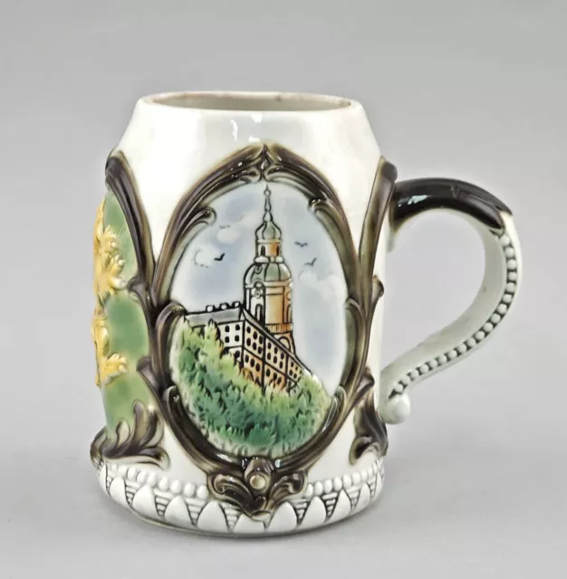 A-9248073 Porcelain Sammlerbierkrug Rudolstadt Albert Steel 3 1/2x5