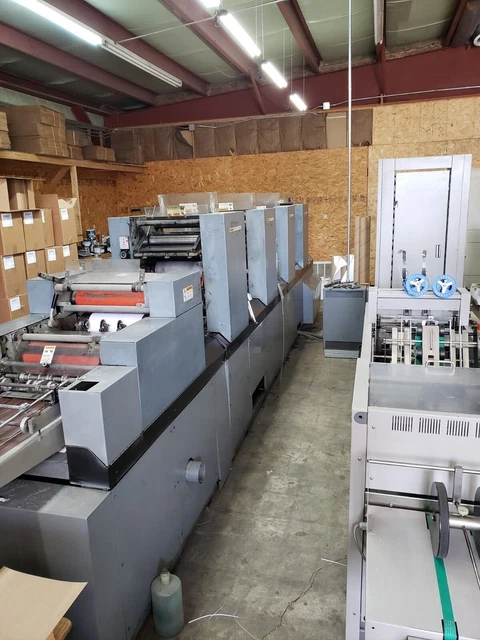 Didde Mini-Com  4 Color Web Offset Printing Press.  (NO DAMPENING SYSTEM) 2