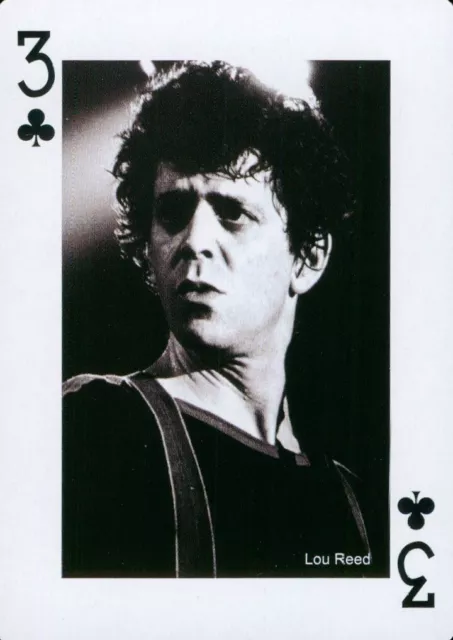 Lou Reed, Rock and Pop Legends 2005, Playing Card