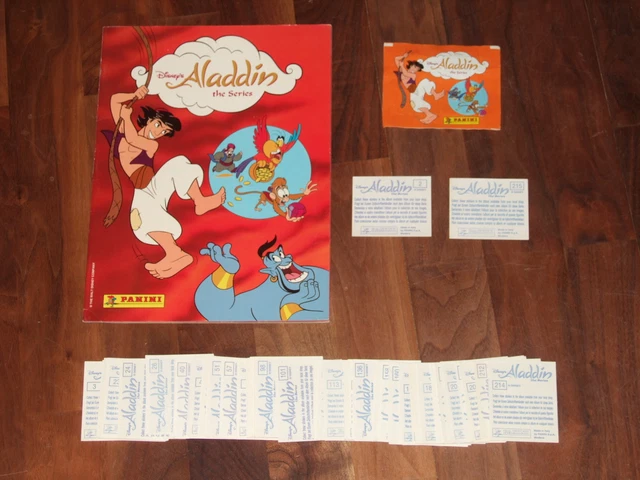 ALADDIN 1995 TV Series Complete Panini Sticker Album, loose stickers ...