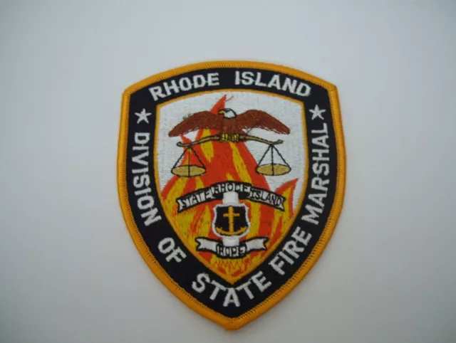 Rhode Island State Fire Marshal Patch