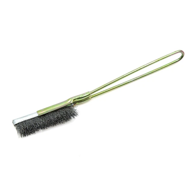 2pcs Brosse fil acier inoxydable voiture Nettoyage laitier soudage