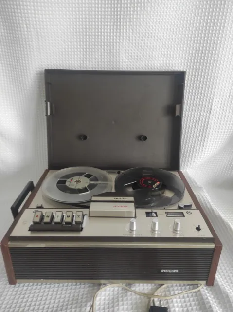 Vintage Philips Reel To Reel Tape Recorder Model EL3548A/22 For Fixing
