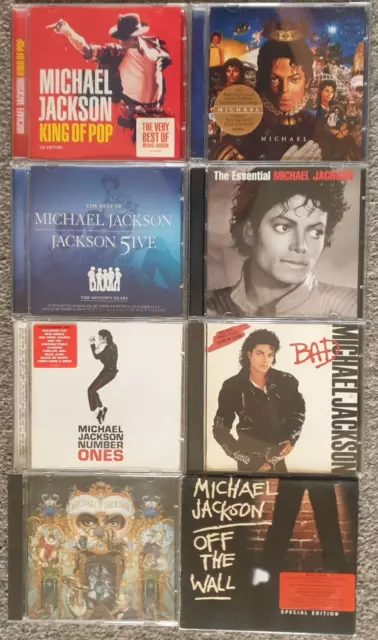 Michael Jackson - 8 x CD Album Collection Bundle