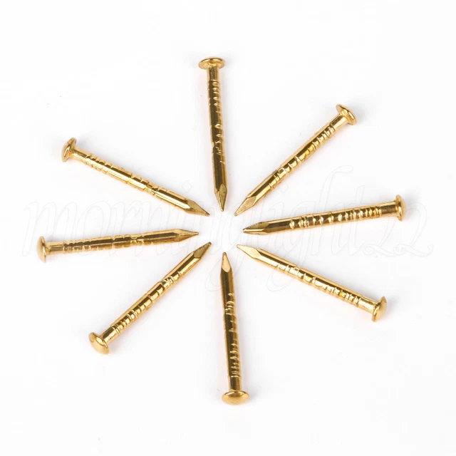 18mm Household Round Cross Head Screws Furniture Parts Set of 200 Copper Color