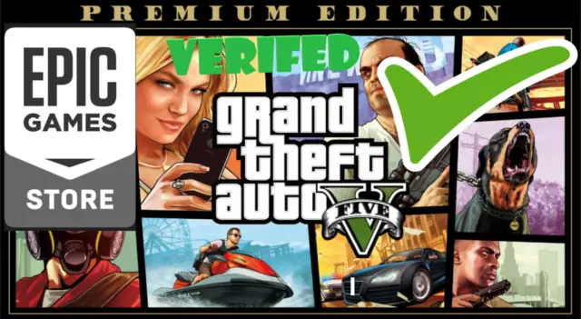 ✅ GTA 5 ONLINE Grand Theft Auto V PREMIUM Edition (EPIC GAMES) FAST  DELIVERY ✅