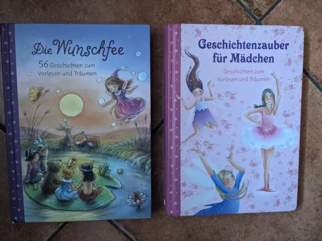 2 Mädchen Kinderbücher Wunschfee und Geschichtenzauber