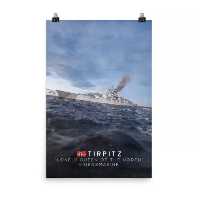 Tirpitz Artwork Poster 2