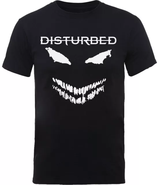 Disturbed Scary Face T-Shirt OFFICIAL