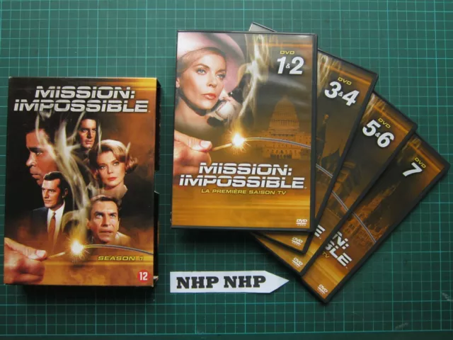 coffret 7 DVD "Mission Impossible", Saison 1 (Martin Landau, Barbara Bain...)