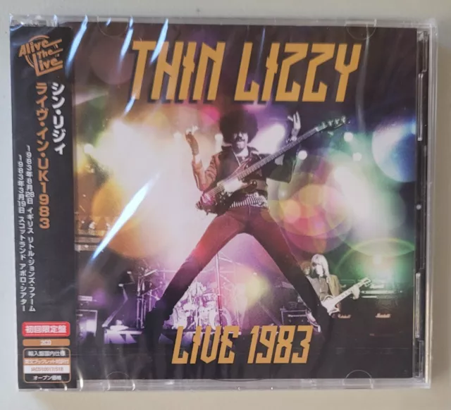 Thin Lizzy Live 1983 New 2 CD Japan Hard Rock