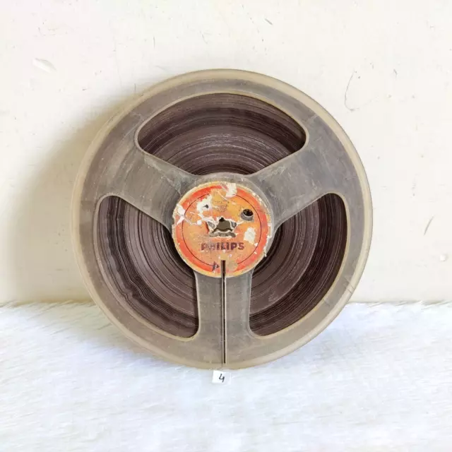 1950s Vintage Philips Marca Magnético Cinta Decorativa Old Coleccionable Raro 4