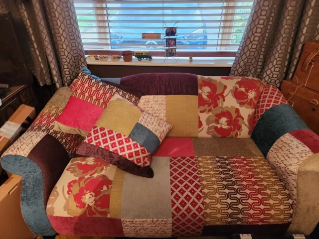 Dfs Shout Patchwork Sofa 2 Seater