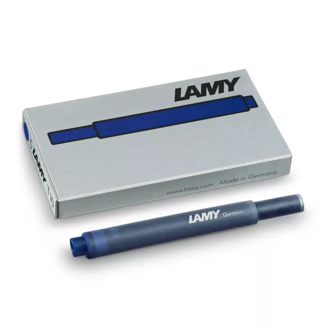 LAMY T10 Blue/Black Fountain Pen Ink - Choose Quantity! - Uk Seller