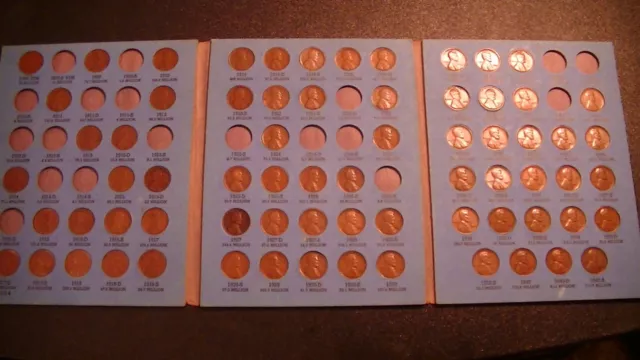 Lincoln Wheat Penny Cent Set Lot 70 Coins 1909 Vdb To 1940 Includes Rarer Dates