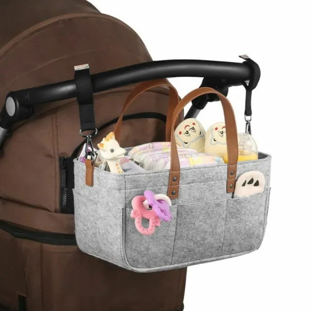 Portable Diaper Caddy Nursery Storage Baby Organizer Nappy Infant Wipes Bag