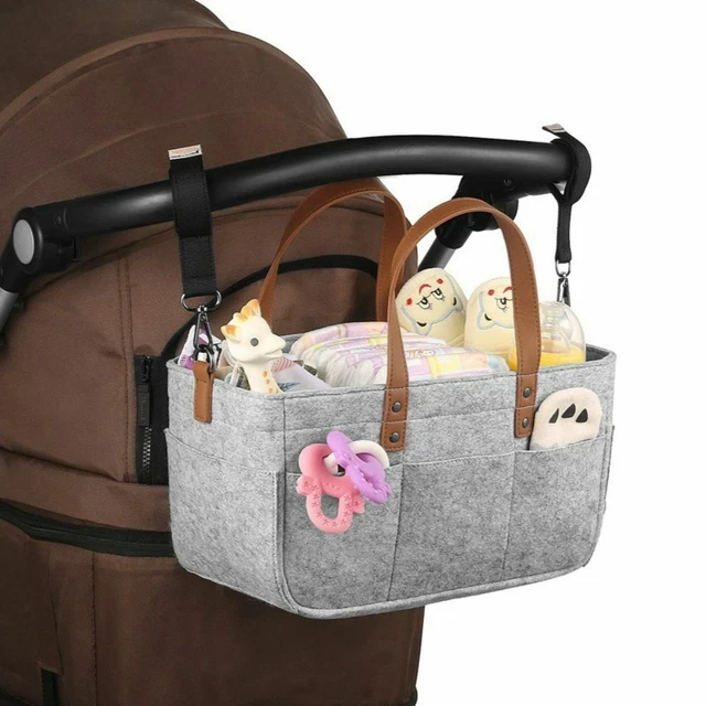 Portable Diaper Caddy Nursery Storage Baby Organizer Nappy Infant Wipes Bag