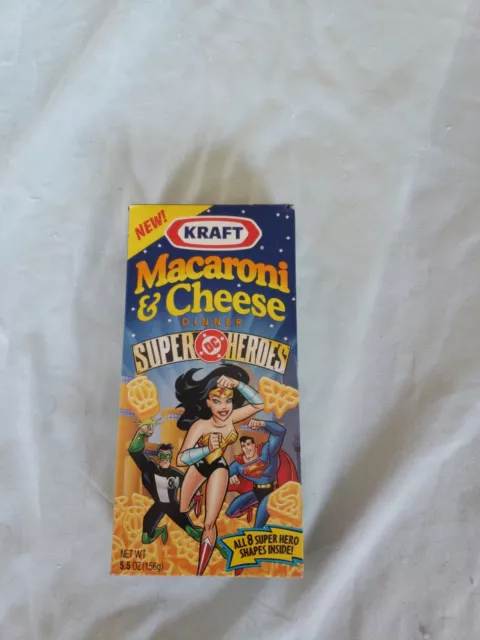1998 Kraft Macaroni & Cheese DC Comics Super Heroes Box Unopened