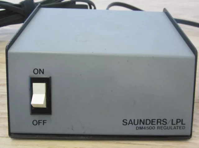 Saunders Omega LPL DM4500 4X5 Regulated Power Supply - Untested