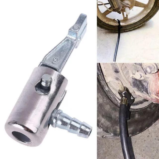 Lleno de neumáticos de coche 1/4" Lock On Air Chuck para compresor de aire con Barb Conn LTk'H7