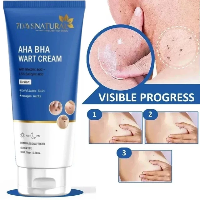 Crème Anti-Verrues Génitales 7 Days - 50g, Ingrédients Naturels, Exp. Avril 2027