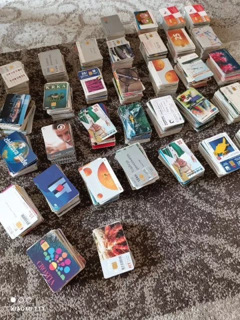 Phonecard chip Croatia lot 50 pieces