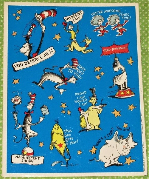 VINTAGE HALLMARK DR Seuss Cat In The Hat Sam I Am Horton Thing 1 2 VINTAGE HALLMARK DR Seuss Cat In The Hat Sam I Am Horton Thing 1 2