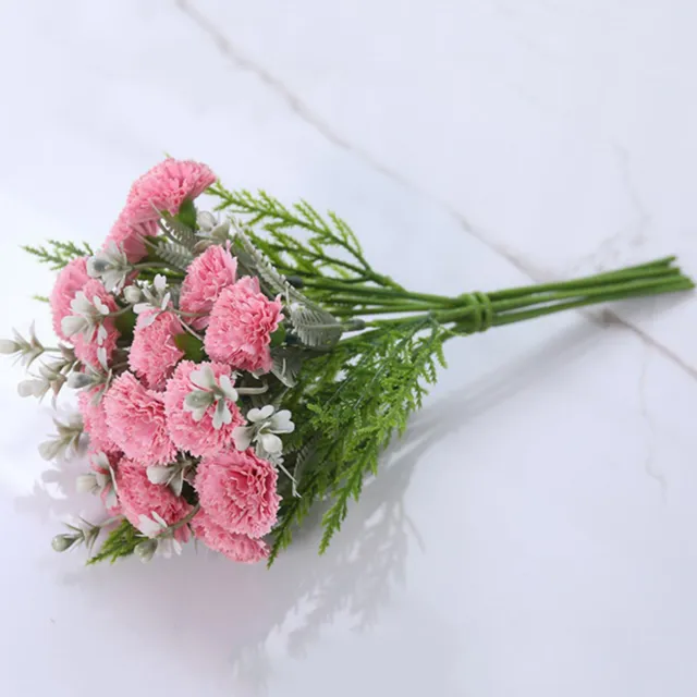 Fake Flower 3d Eye-catching Table Centerpieces Home Decor Carnation Flower