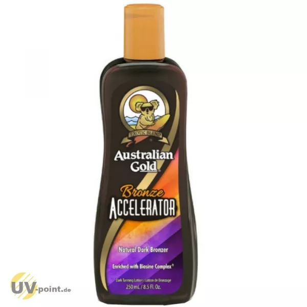 AUSTRALIAN GOLD BRONZE ACCELERATOR 250ml Solarium Kosmetik Bräunungslotion Creme