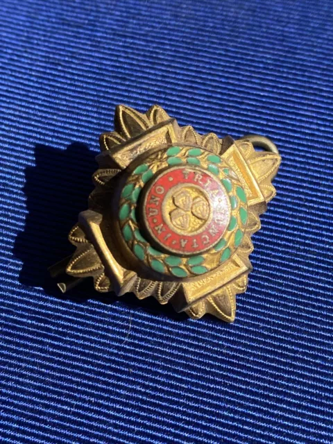 British Army Officers Brass And Enamel Rank Pips