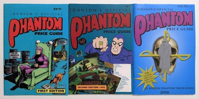 The Phantom 1993/06 Australia Complete Set 3 Johnson's Official Phantom Guides