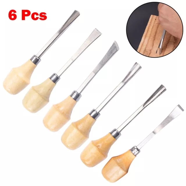 ?Wood-Carving Hand Chisel Tool Set Professional Woodworking Gouges Multi-purpose 2