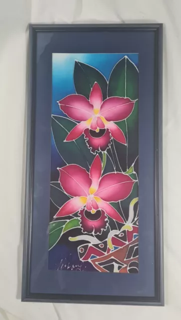 Batik Art Painting, Orchids