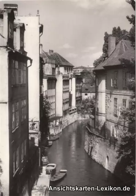 Postcard Prag Praha Prager Venedig von der Karlsbrücke 1960 2