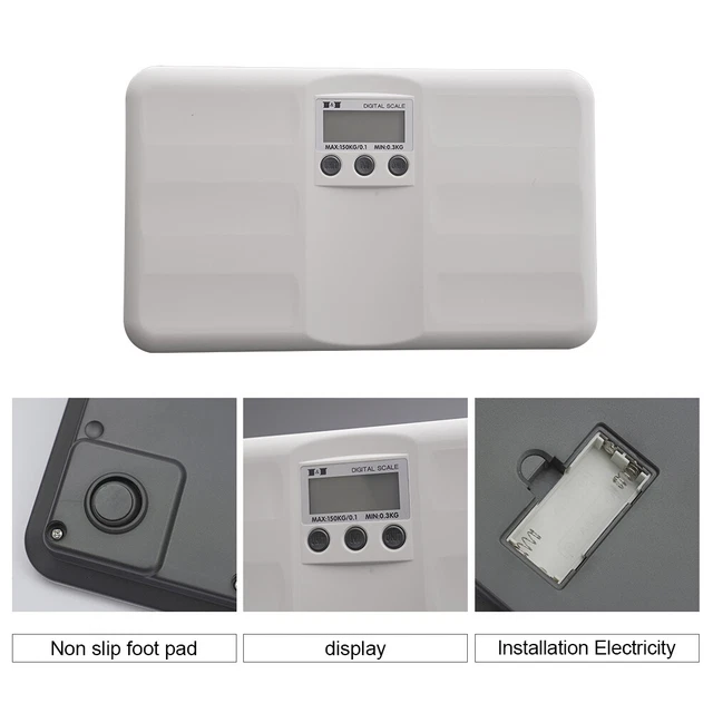 Digital Electronic Infant Baby Scale Human Pet Scales Dog/Cat Weight Tracker New