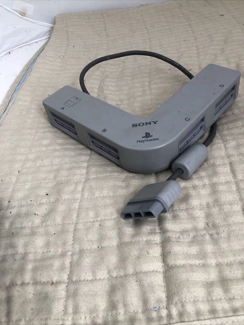 PS1 Original Multitap Grey 4-Player Controller Sony PLAYSTATION SCPH-1070
