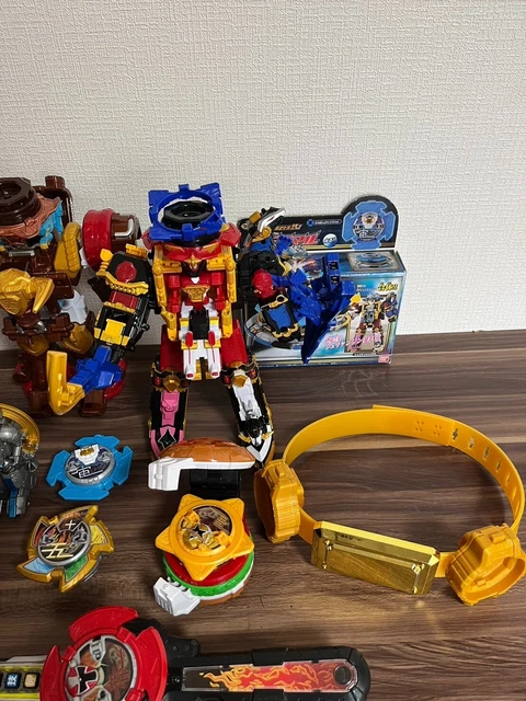 Ninja R Power Rangers POWER RANGERS NINJA Steel Ninninger DX Megazord Morpher Set Bundle ...